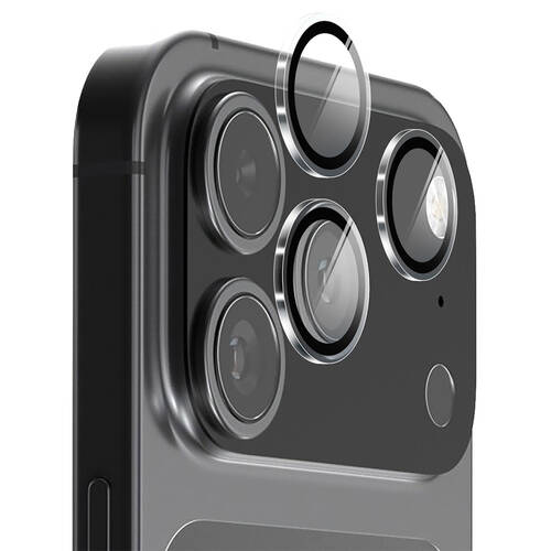 25pc EFM Camera Lens Protector Bulk Set for iPhone 17 Pro/17 Pro Max Clear