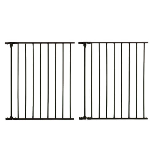 2PK Dreambaby Mayfair/Newport Baby/Child Safety Gate Extension Panel Black