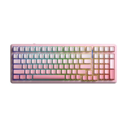 AULA F99 Wireless Tri-Mode Gasket Mechanical Keyboard Gradient Pink
