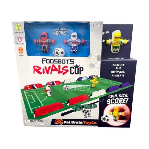 Foosbots Rivals Cup Australian Edition Table Soccer Game Kids 6+