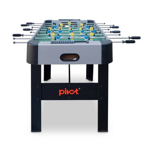 Pivot 48in Foosball Soccer Game Table W/ Manual Scorers & 2 Balls