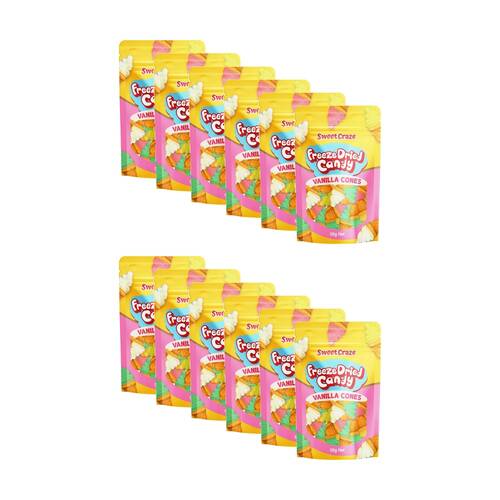 12PK Candy Cove Freeze Dried Ice Cream 50g Candy/Lollies/Gummies