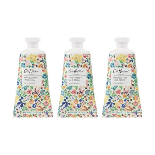 3PK Heathcote & Ivory Cath Kidston Harmony Ditsy Hand Cream 50ml