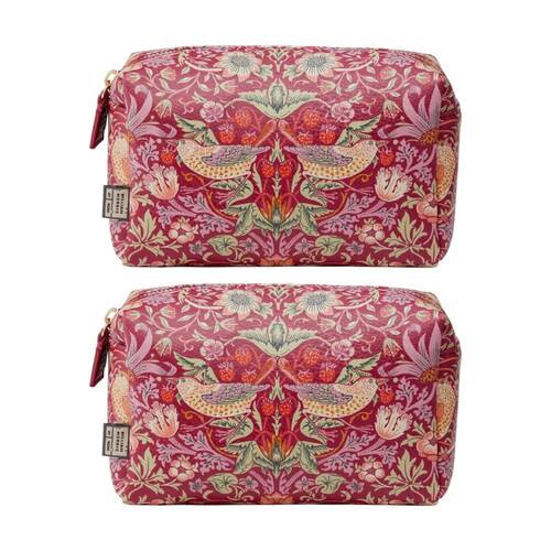 2PK Heathcote & Ivory William Morris Strawberry Thief Toiletry Bag Medium