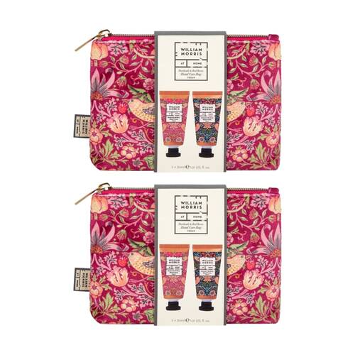 2x 2pc Heathcote & Ivory William Morris Strawberry Thief Hand Creams 30ml