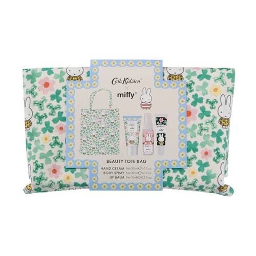 Cath Kidston x Miffy Beauty Tote Bag Set W/ Hand Cream, Body Spray, Lip Balm