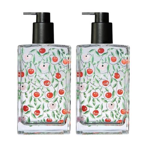 2PK Heathcote and Ivory Cath Kidston Sweet Cherry Bottle Hand Wash 300ml