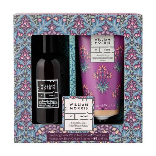 2pc Heathcote & Ivory William Morris Beautiful Sleep Bathing Set 150ml