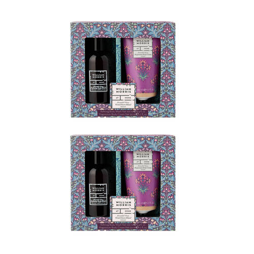 2x 2pc Heathcote & Ivory William Morris Beautiful Sleep Bathing Set 150ml