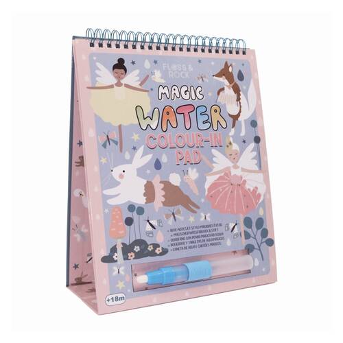Floss & Rock Magic Water Colouring Flipbook Enchanted Kids 26x20cm 18m+