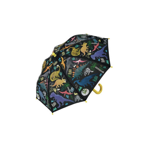 Floss & Rock Colour Changing Umbrella Dinosaur Kids Accessory 3y+ 60x70cm