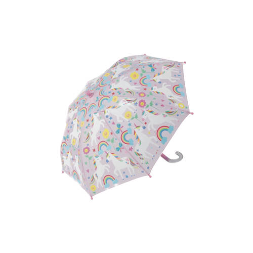 Floss & Rock Colour Changing Umbrella Rainbow Unicorn Kids 3y+ 60x70cm