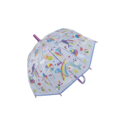 Floss & Rock Colour Changing Umbrella Fantasy Transparent Kids 3y+ 60x70cm