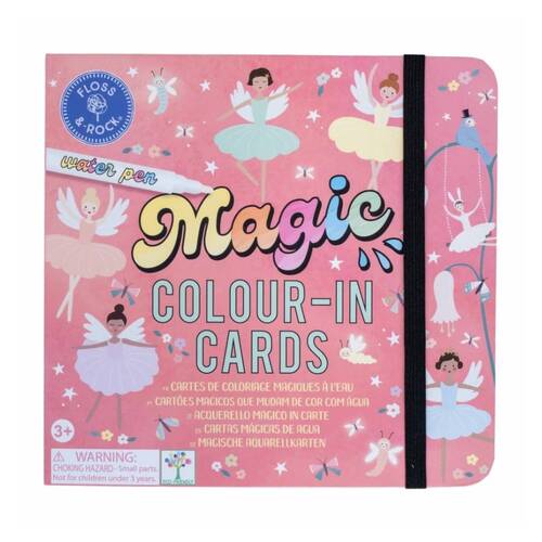 Floss & Rock Magic Water Colouring Enchanted Reusable Colour-In Set 3y+