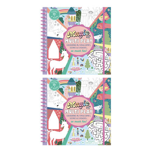 2PK Floss & Rock Magic Multiplay Fairy Tale 16 Activities Reusable Book 3y+
