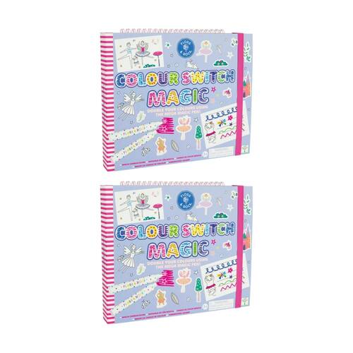 2PK Floss & Rock Changing Colour Switch Magic Enchanted Fun Activity Kids 3y+