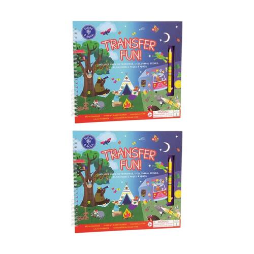 2PK Floss & Rock Transfer Fun Adventure Activity Set 150+ Transfers 3y+ 21x23cm