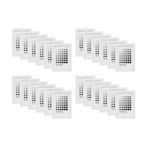 24PK Braz Venice Image Photo Document Display Frame 10x15cm White