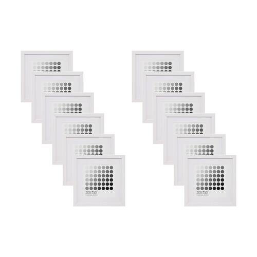 12PK Braz Venice Image Photo Document Display Frame 20x20cm White