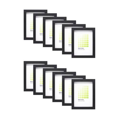12PK Braz Rome Image Photo Document Display Frame 15x20cm Black