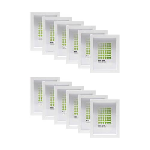 12PK Braz Rome Image Photo Document Display Frame 15x20cm White