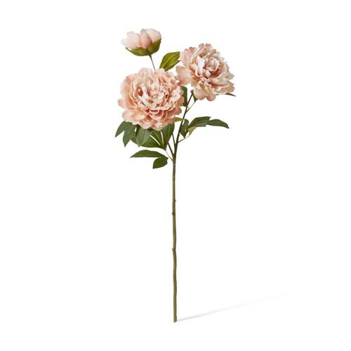 E Style Peony Queen Spray Stem Artificial Flower Pink 30x20x76cm