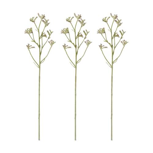3PK E Style Kangaroo Paw Spray Stem Artificial Flower Green 13x5x71cm