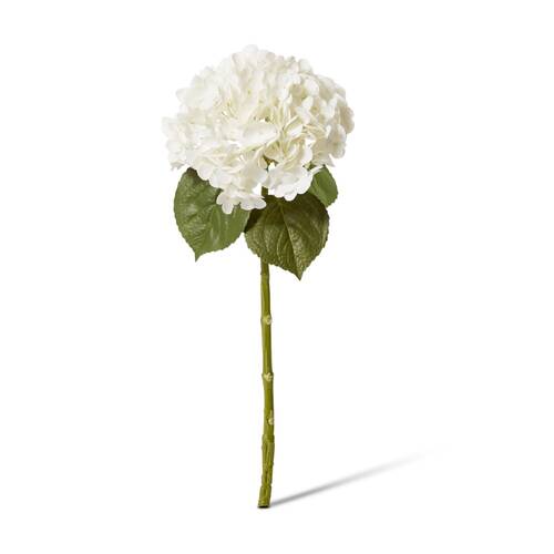 E Style Hydrangea Classic Artificial Flower Stem White 30x20x52cm