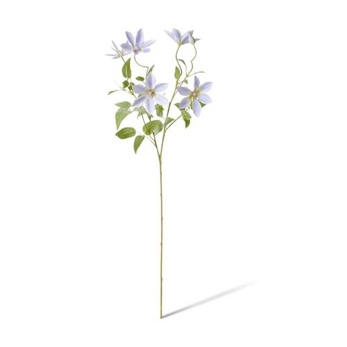 E Style Clematis Stem Durable Artificial Flower Purple 42x20x86cm