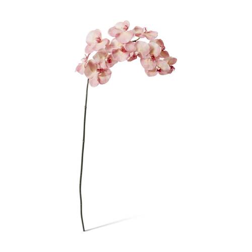 E Style Phalaenopsis Orchid Stem Artificial Flower Pink 20x8x112cm