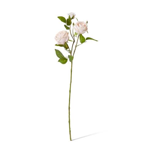 E Style Rose Austin Spray Elegant Artificial Flower Blush Pink 24x16x78cm