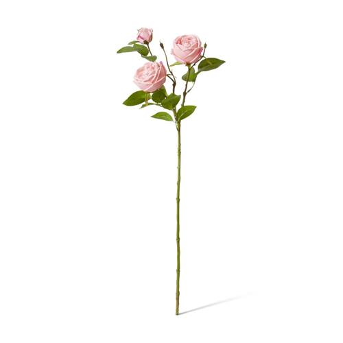 E Style Rose Austin Spray Elegant Artificial Flower Pink 24x16x78cm