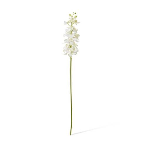 E Style Orchid Vanda Stem Artificial Floral Decoration White 9x10x69cm