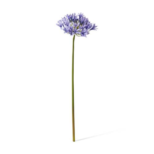 E Style Agapanthus Stem Artificial Floral Decoration Blue 21x25x76cm