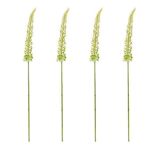 4PK E Style Foxtail Lily Stem Artificial Flower Decoration Green 8x8x112cm