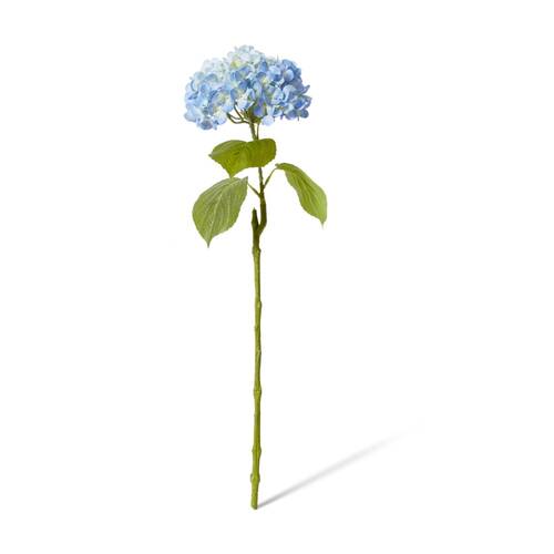 E Style Hydrangea Bloom Stem Artificial Flower Blue 25x20x60cm