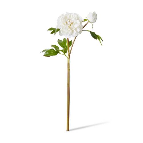 E Style Peony Festiva Spray Artificial Flower Decoration White 30x20x61cm