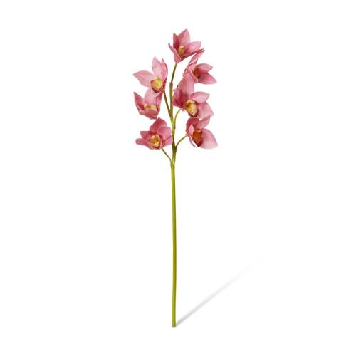 E Style Cymbidium Lush Stem Artificial Flower Mauve 18x10x58cm