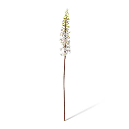 E Stylr Eucomis Stem Artificial Flower Decoration White 7x10x89cm