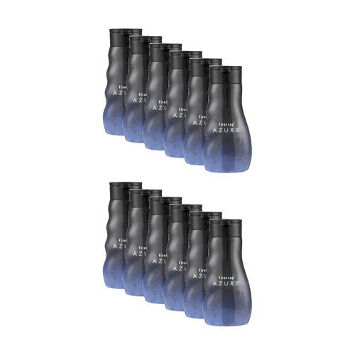 12PK Firetrap Mens Shower/Bath Cleansing Bodywash Azure 400mL
