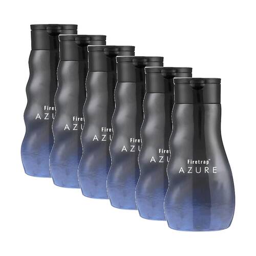 6PK Firetrap Mens Shower/Bath Cleansing Bodywash Azure 400mL