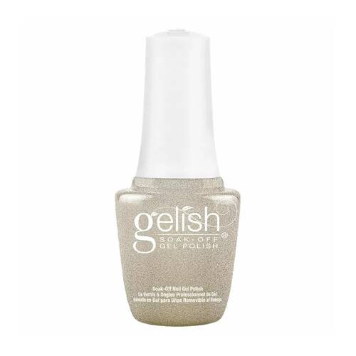 Gelish Mini UV LED Soak Off Gel Nail Polish Give Me Gold 9ml