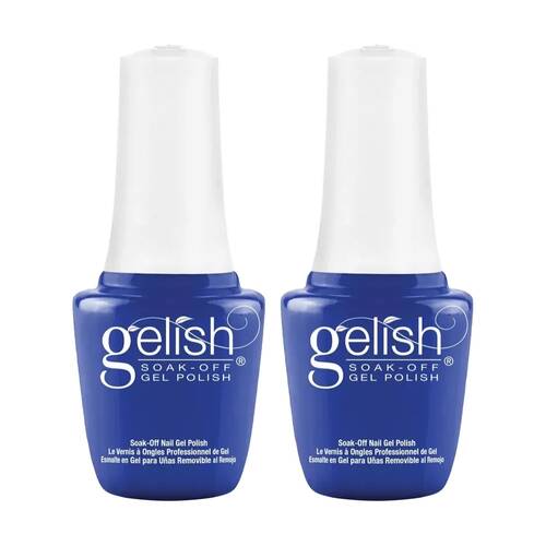 2PK Gelish Mini UV LED Soak Off Gel Nail Polish Making Waves 9ml
