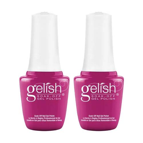 2PK Gelish Mini UV LED Soak Off Gel Nail Polish Amour Color Please 9ml
