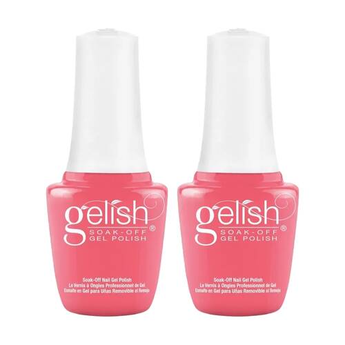2PK Gelish Mini UV LED Soak Off Gel Nail Polish Cancan We Dance? 9ml