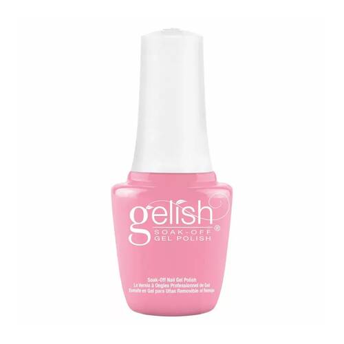 Gelish Mini UV LED Soak Off Gel Nail Polish Look At You, Pink-Achu! 9ml