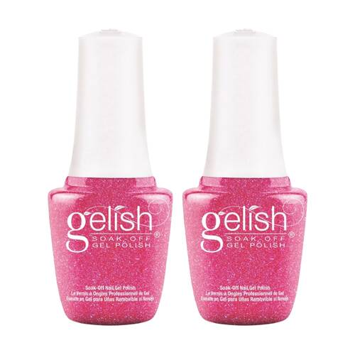 2PK Gelish Mini UV LED Soak Off Gel Nail Polish High Voltage 9ml
