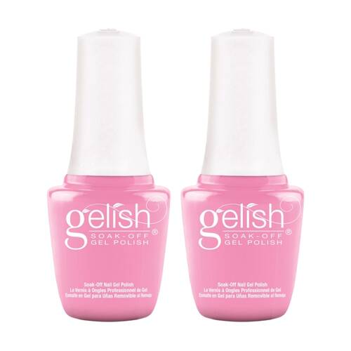 2PK Gelish Mini UV LED Soak Off Gel Nail Polish Colour Go Girl 9ml