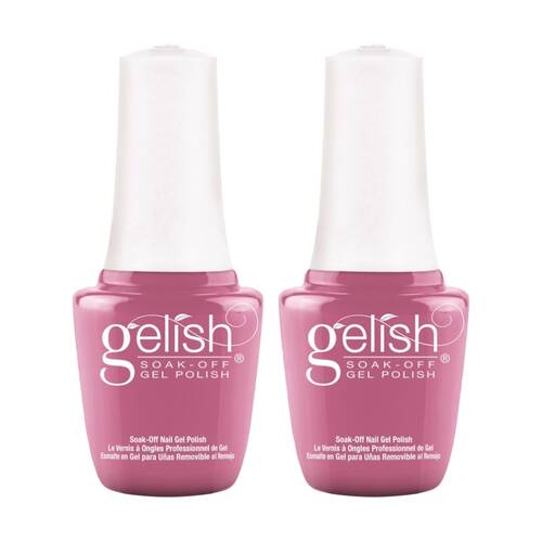 2PK Gelish Mini UV LED Soak Off Gel Nail Polish Colour It's A Lily 9ml