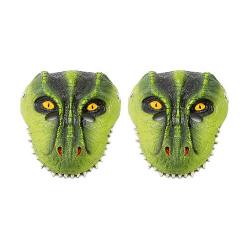 2PK Great Pretenders T Rex Dino Mask Costume Accessory 3+ Years